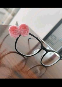 Cute Pink Pom Eyeglass