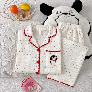 Cute Penguin Pajama Set