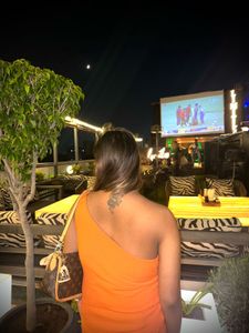 Orange Tank Top for Women
