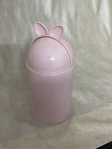 Cute Pink Bunny Stackable Container
