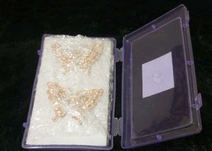Butterfly rings with Rhinestones