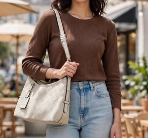 Stylish Embossed Shoulder Bag
