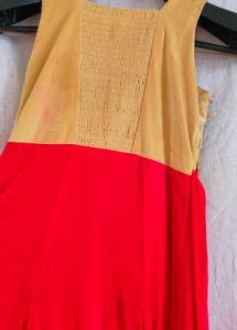 Red One Piece Dress For Girls