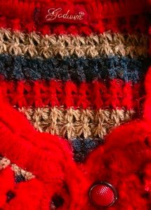 Handmade Striped Knit Cardigan no damages