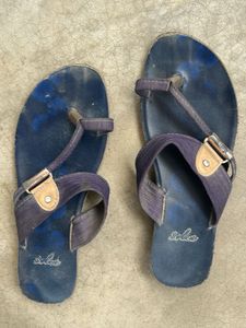 Blue Flip Flop Sandals