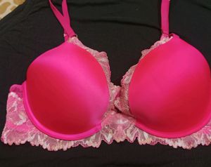 LASENZA Hot Pink Lace Push up bra