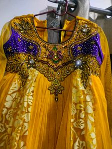 Price Drop ☺️Yellow 💛 Designer Frock