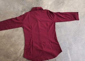 Burgundy Casual Shirt