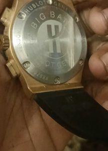 Hublot Gold Chronograph Watch