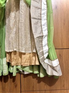 Elegant Green Embroidered Anarkali suit