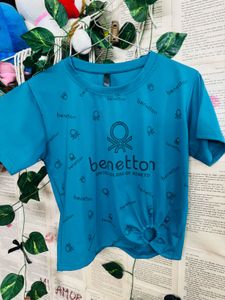 Benetton Graphic Print T-shirt