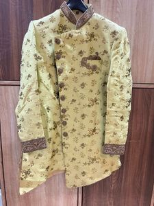 Floral Print Sherwani