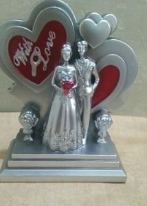 "💑 PI Beautiful Couple Figure: Perfect Home Decor &amp; Gift for Valentine's, Anniversaries, Birthdays, and More! 🏡🎁 Made in India."
