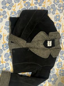 Vintage Black Suede Jacket