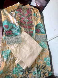 Elegant Embroidered Kurta Set