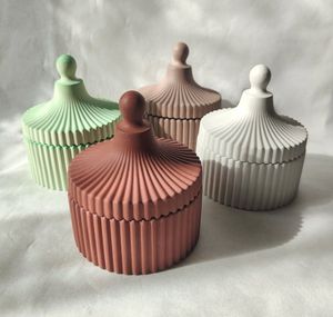 White Ceramic Jar with Lid