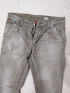 Stylish Grey Wash Jeans