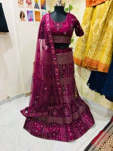 Exquisite Embroidered Lehenga Choli Set