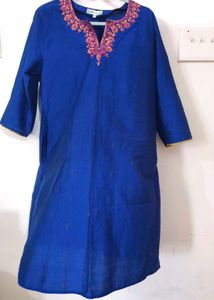 Westside Vibrant Blue Kurta