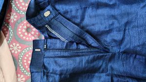 Yellow Koti Will Navy Blue Kurta &amp; Pajama