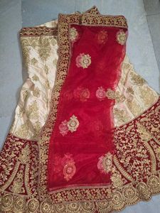 bridal red lehenga