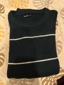 Stylish Striped Knit Sweater
