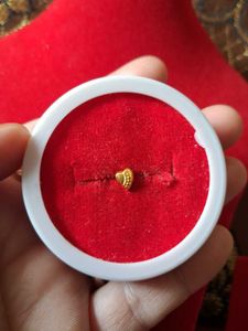 Tiny Gold Heart Nose Pin