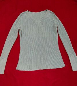 Winter Long Sleeves V Neck Top