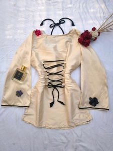 Floral Dori neck Corset kurti set 🫶🏻
