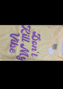 bust 34 Graphic T-Shirt with "Don't Kill My Vibe"