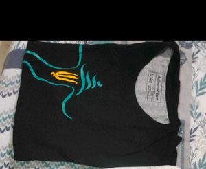 Black Graphic Print T-Shirt