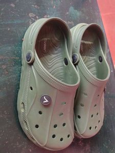 Comfortable Khaki Clogs