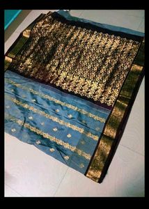 Beautiful Multi Colour Pure Kanchi Pattu Saree