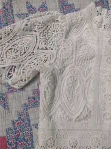 White lace top