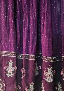 Elegant Sequined Ethnic Gown