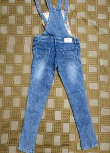 Women's Blue Denim Overalls