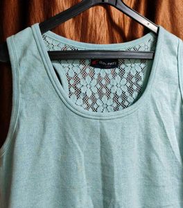 New Cloth Theory Cyan Tank Top
