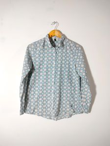 Patterned Button Down Shirt