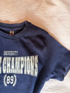 blue baby tee for women