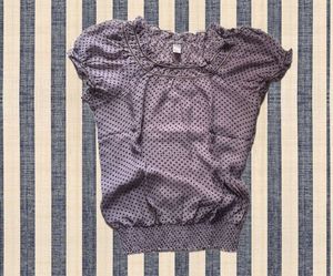 Chic Polka Dot Blouse💜