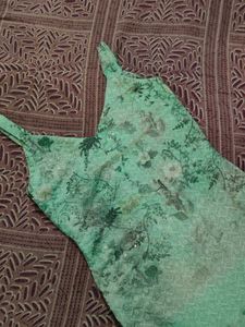 Beautiful Green Floral Kurta