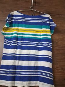 Colorful Striped Casual T-Shirt