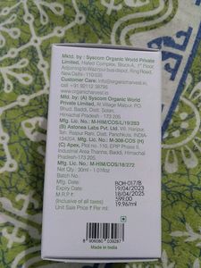 Organic Harvest Face Serum