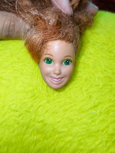 Doll Head with Red Hair