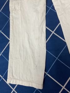 White Cargo Pants