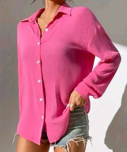 Pink Button-Down Shirt