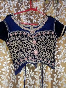 Royal Blue Lehanga
