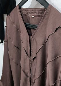 Brown Abaya-Style Gown