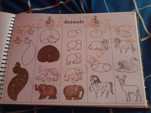 Mehndi Drawing Book