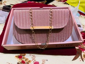 Dusty Rose Chain Bag New With Tag